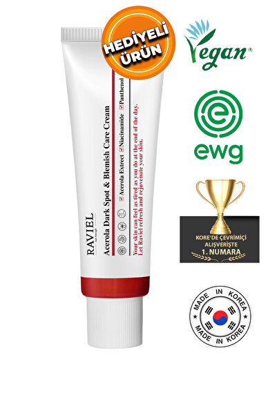 RAVİEL JUST ENOUGH Koyu Lekeler İçin Acerola Dark Spot Blemish Care Cream