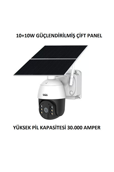 inox -213 4G (7/24 SÜREKLİ KAYIT) SOLAR PANELLİ PTZ KAMERA