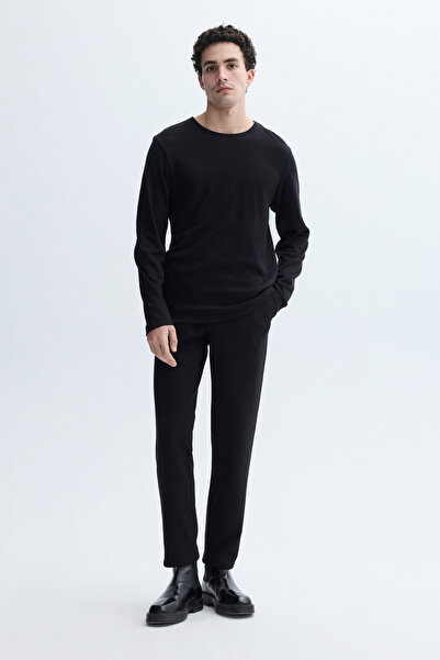 Mudo Straight Fit Elastic Waist Pants