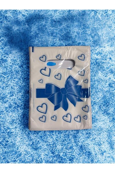 KENT Punga Albastra pentru Retragere Fundita 15x21 Cm 100 Bucati