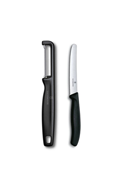 Victorinox Pembe Soyacak Ve Bıçak Seti