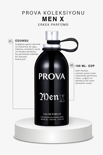 prova Men X Edp Odunsu Erkek Parfüm 100 ml