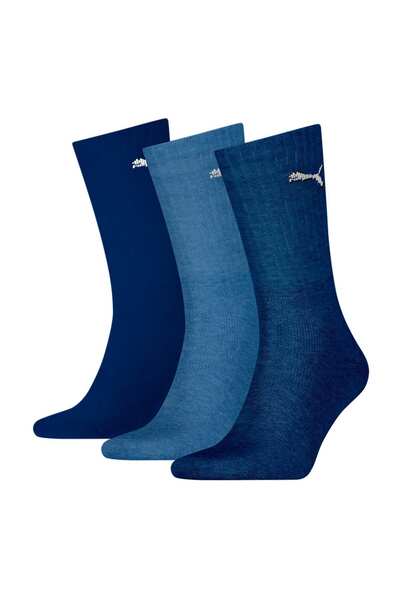 Puma Unisex Sport Crew Lightweight 3-Piece Socks Set