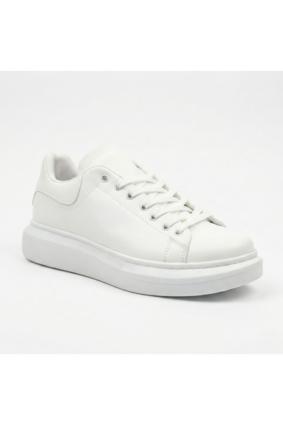 BESKAR Ba0547 Men's White Color Sneaker Sports Shoes – Non-Slip Sole