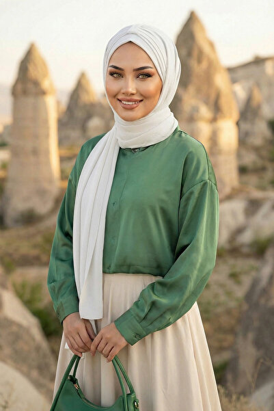 Aisha's Design Практичний шарф, білий, CPS-91