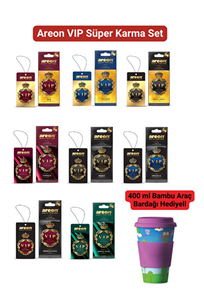Areon VIP Süper Karma Set (8 Farklı Koku)