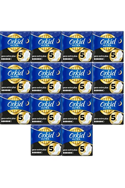 Orkid مجموعة ليلية Ultra Extra Plus مكونة من 5 قطع - مفردة و14 قطعة
