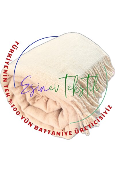 Özyün Özyün, ÇİFT KİŞİLİK YÜN BATTANİYE,Naturel%100 yün,yumuşaklığına bayılac...