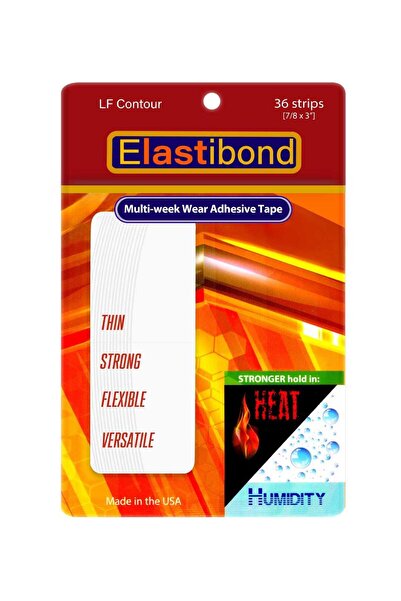 True Tape ElastiBond Protez Saç Bandı Oval LF ( 7/8" x 3" ) - (2cm x 7.5cm) 3...