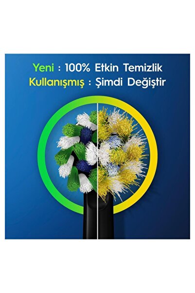 Oral-B D103 Clean Cross Actıon Şarjlı Dış Fırçası - Sıyah
