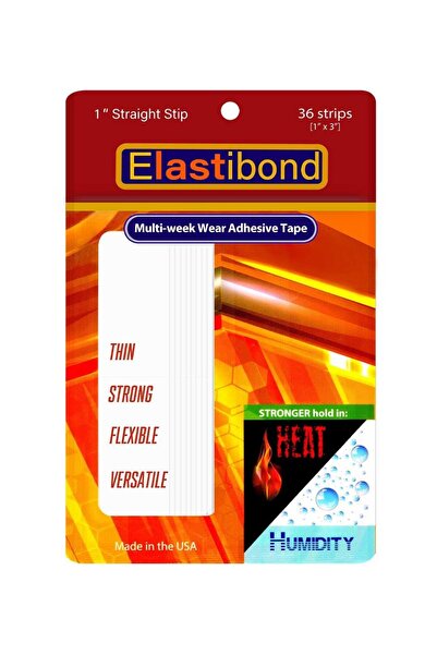 ElastiBond Protez Saç Bandı Düz ( 1" ST ) - (2,5cm x 7.5cm) 36 Adet