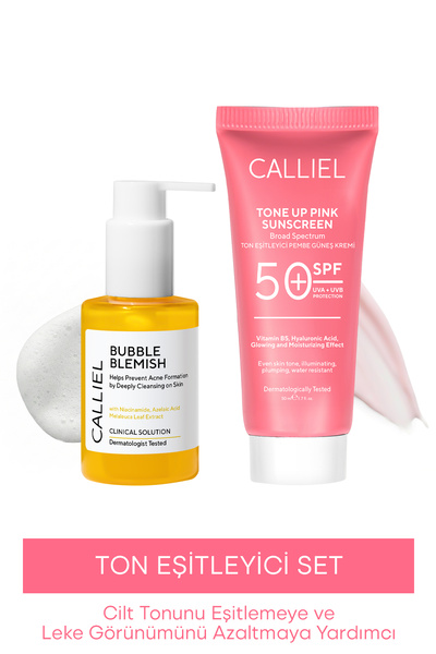 CALLİEL Cilt Tonunu Eşitlemeye ve Leke Görünümünü Azaltmaya Yardımcı Set