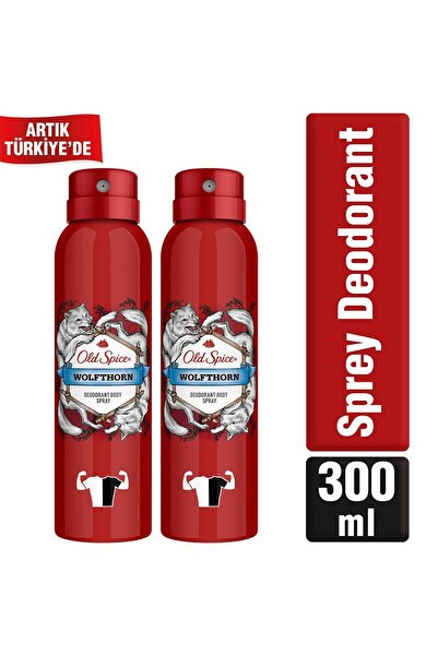 Old Spice Sprey Deodorant 150 ml Wolfthornx2