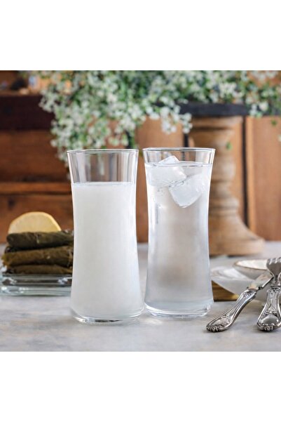 LAV Duru Cam Rakı Bardağı 6’lı 190 ml (Rakı/Limonata/Meşrubat Bardağı)