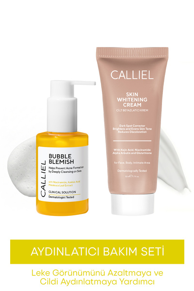 CALLİEL Leke Görünümünü Azaltmaya ve Cildi Aydınlatmaya Yardımcı Set
