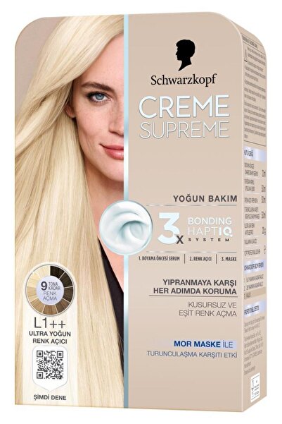 Creme Supreme Creme Supreme Full Kit L1 Ultra Yoğun Renk Açıcı