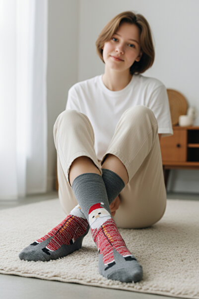 Esinti جوارب عيد الميلاد للجنسين، هدية ملونة منقوشة لعيد الميلاد للرجال والنس...