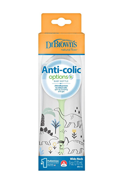 Dr.Brown's Dr.Browns Wide Mouth Pp Anticolic Options Feeding Bottle 270ml Male