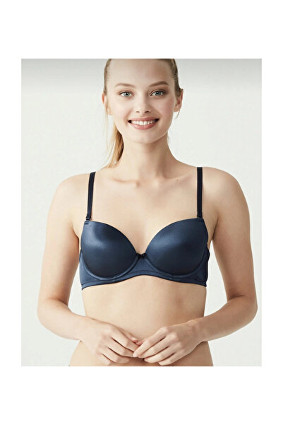 U.S. Polo Assn. Жіночий темно-синій пустотілий бюстгальтер без вушок Us0166142