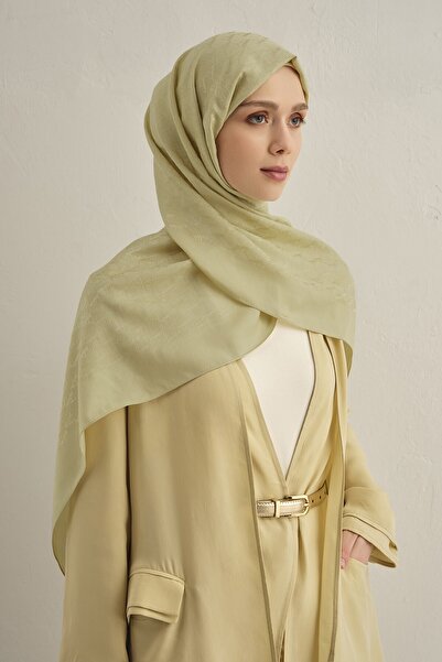 Armine Pamora Şal - Monogram Desenli 3 - Ekru 58