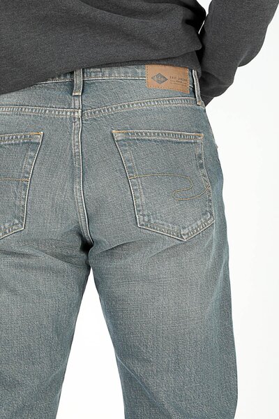 Lee Cooper Ricky Erkek Hıgh Rıse Straıght %100 Pamuk Rahat Kesim Yüksek Bel Düz Paça Jean Pantolon Mavi