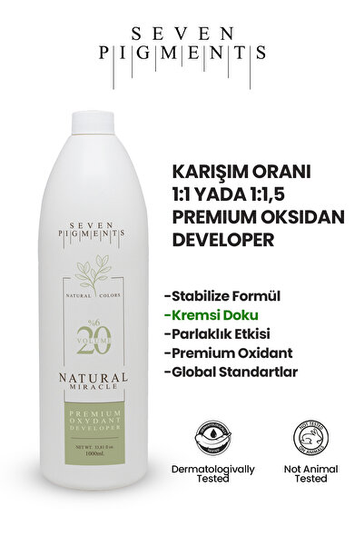 Seven Pigments Oksidan Krem Developer 1000ml