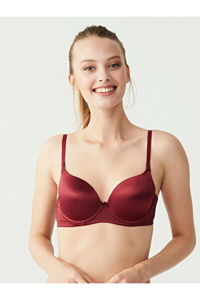 U.S. Polo Assn. - Sutien cu urechi scobiți pentru damă, Burgundy 66140