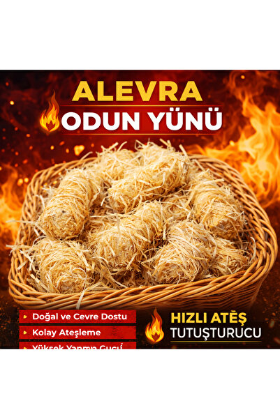 ALEVRA odun yünü 10 lu paket