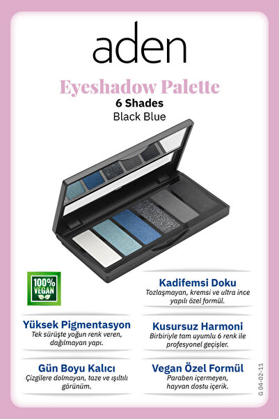 Aden Göz Farı Paleti 6'lı