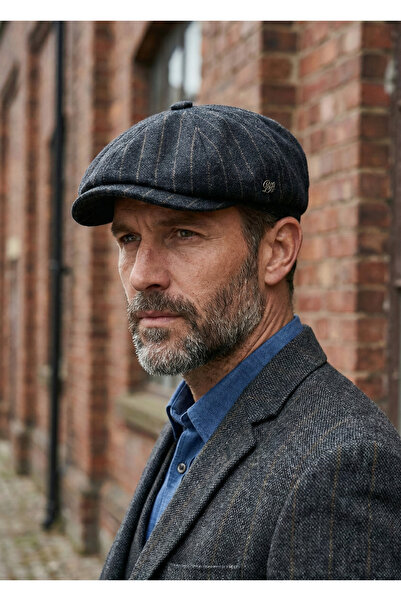 emybox Erkek Kaşe 8 Köşe Kasket Şapka Klasik Retro- Peaky Blinders Tarzı Last...