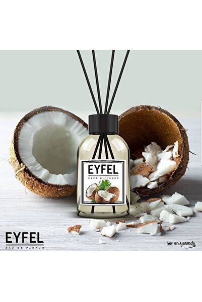 Eyfel Parfüm Oda Kokusu Hindistan Cevizi Cubuklu Ortam Kokusu