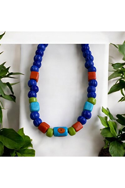 sığacık incik boncuksu Cam boncuklu kolye