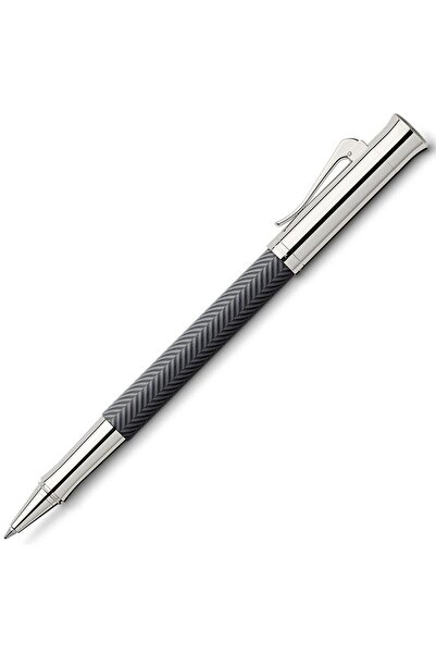 Graf Von Faber Castell Guilloche Cisele Roller Antrasit,chevron Desenli,parla...