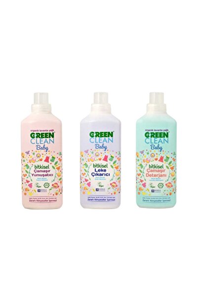 Genel Markalar Baby Çamaşır Deterjanı 1 lt + Çamaşır Yumuşatıcı 1 lt + Leke Ç...