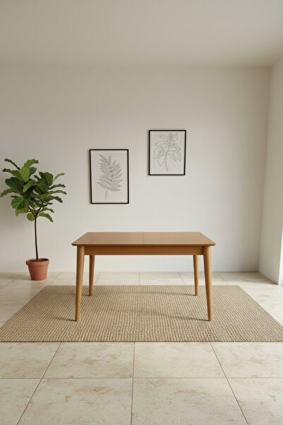 KleinHaus Furniture Açılır Kapanır Masa - Mutfak Masası - Ahşap Ayaklı Masa -...