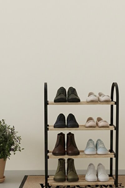 House More Elia Home Çok Katlı Plastik Raf | Ayakkabılık ve Çok Amaçlı Düzenl...