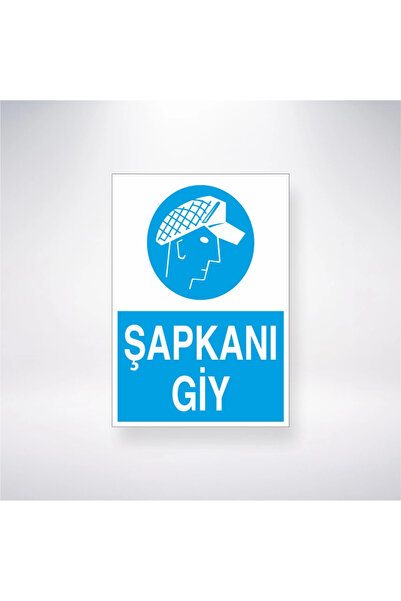 Reysa Tasarım قم بارتداء قبعة 21x28 ملصق سلامة العمل اللاصق على الظهر