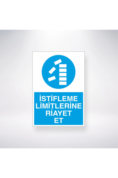 Reysa Tasarım احترم حدود التراص 21 × 35 ملصق لاصق خلفي