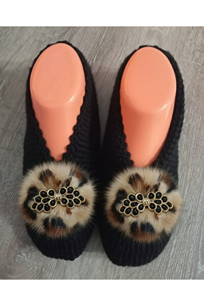 RT Tunus Örgüsü Tokalı Patik