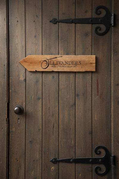 Sihir Dükkanı Ollivander’s Lisanslı Tabela