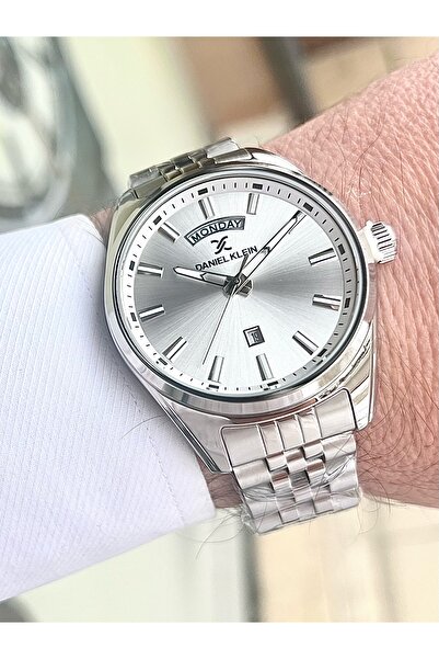 Daniel Klein Çelik Kordonlu 3 ATM Su Geçirmez Yeni Sezon Erkek Kol Saati