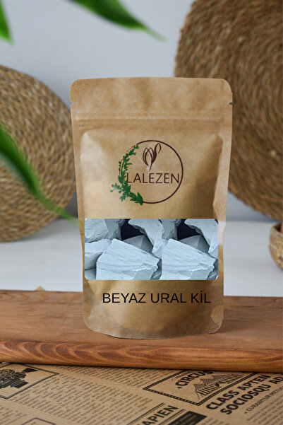 LALEZEN Ural Kil - Beyaz Ural Taş Kil 500 gr