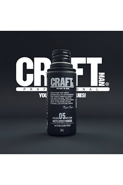 CraftMan MATTE EFFECT POWDER WAX / MAT ETKİLİ TOZ WAX