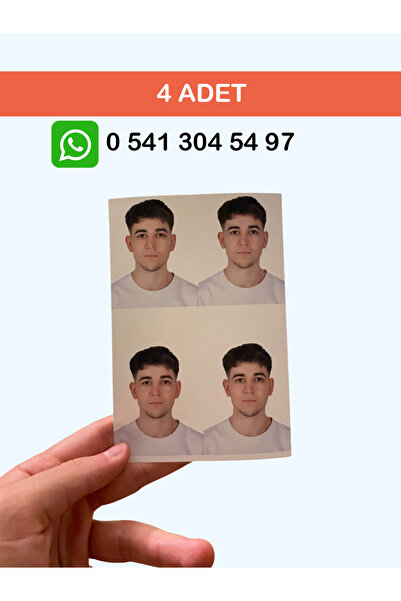 bilgili Vesikalık & Biyometrik Fotoğraf Baskısı - 4 Adet