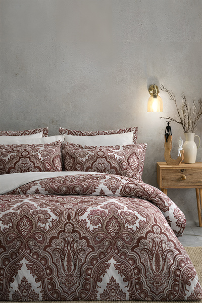 İQON Dvojitá elastická prikrývka - hnedá