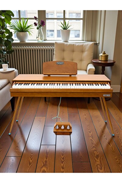 Neiro Ağaç Masif Sürgülü Dijital Piyano NDP-W250 - Tabure ve Kulaklık Hediye