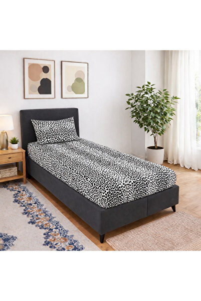 rabiatekstil Leopard Print Single Duvet Cover Set Without Sheets – 1 Pillowca...