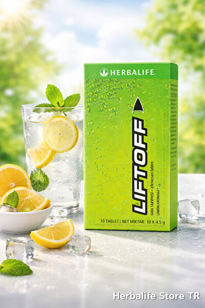 Herbalife LiftOff Efervesan İçecek Limon Aromalı 10 Tablet