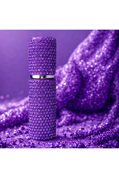 Juene Kristal Desenli Işıltılı Seyahat Parfüm Şişesi 10 ml \ Taşınabilir \ Pa...