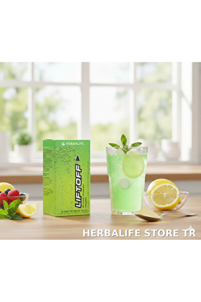 Herbalife LiftOff Efervesan İçecek Limon Aromalı 10 Tablet